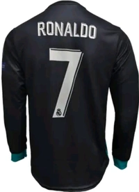 RONALDO 2017/18 AWAY KIT FULL SLEEVES - Navy Blue, M