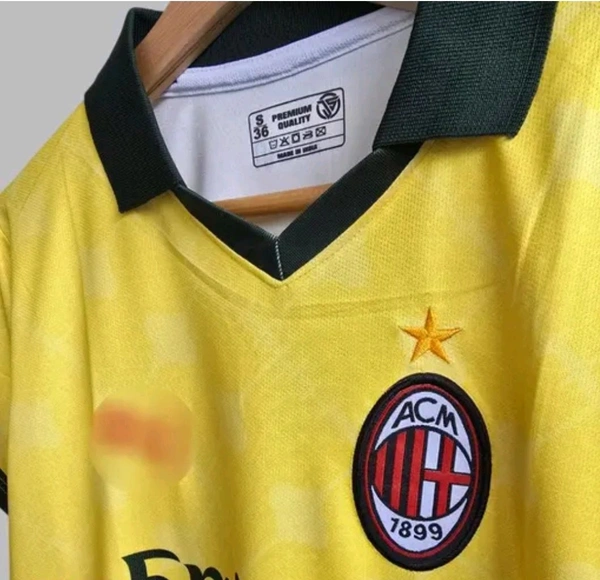 AC MILAN 2025-26 AWAY KIT - Golden Fizz, M