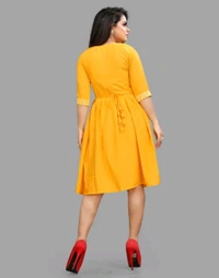 Womsn Frock Girl Cloth Cotton Froq western dress for women
Name: western dress for women
Fabric: Viscose Rayon
Sleeve Length: Three-Quarter Sleeves
Pattern: Embroidered
Net Quantity (N): 1
Sizes:
S, M, L, XL, XXL
A good quality dress for women. It will give them a classy and comfort look.This is designed as per the latest trends to keep you in sync with high fashion    - Xl