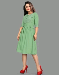 Womsn Frock Girl Cloth Cotton Froq western dress for women
Name: western dress for women
Fabric: Viscose Rayon
Sleeve Length: Three-Quarter Sleeves
Pattern: Embroidered
Net Quantity (N): 1
Sizes:
S, M, L, XL, XXL
A good quality dress for women. It will give them a classy and comfort look.This is designed as per the latest trends to keep you in sync with high fashion    - Xl