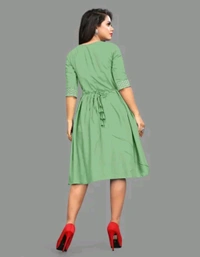 Womsn Frock Girl Cloth Cotton Froq western dress for women
Name: western dress for women
Fabric: Viscose Rayon
Sleeve Length: Three-Quarter Sleeves
Pattern: Embroidered
Net Quantity (N): 1
Sizes:
S, M, L, XL, XXL
A good quality dress for women. It will give them a classy and comfort look.This is designed as per the latest trends to keep you in sync with high fashion    - Xl