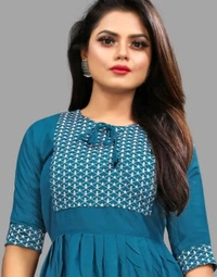 Womsn Frock Girl Cloth Cotton Froq western dress for women
Name: western dress for women
Fabric: Viscose Rayon
Sleeve Length: Three-Quarter Sleeves
Pattern: Embroidered
Net Quantity (N): 1
Sizes:
S, M, L, XL, XXL
A good quality dress for women. It will give them a classy and comfort look.This is designed as per the latest trends to keep you in sync with high fashion    - L