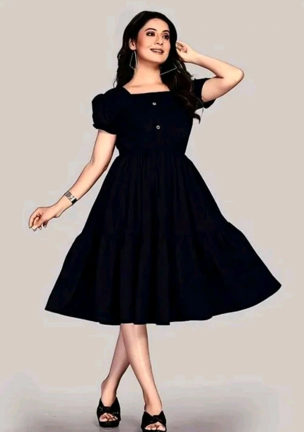  Cotton Frock Stylish Womsn Frock Girl Cloth Cotton Froq western dress for women
Name: western dress for women
Fabric: Viscose Rayon
Sleeve Length: Three-Quarter Sleeves
Pattern: Embroidered
Net Quantity (N): 1
Sizes:
S, M, L, XL, XXL
A good quality dress for women. It will give them a  - Xl