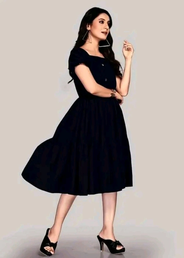  Cotton Frock Stylish Womsn Frock Girl Cloth Cotton Froq western dress for women
Name: western dress for women
Fabric: Viscose Rayon
Sleeve Length: Three-Quarter Sleeves
Pattern: Embroidered
Net Quantity (N): 1
Sizes:
S, M, L, XL, XXL
A good quality dress for women. It will give them a  - Xl