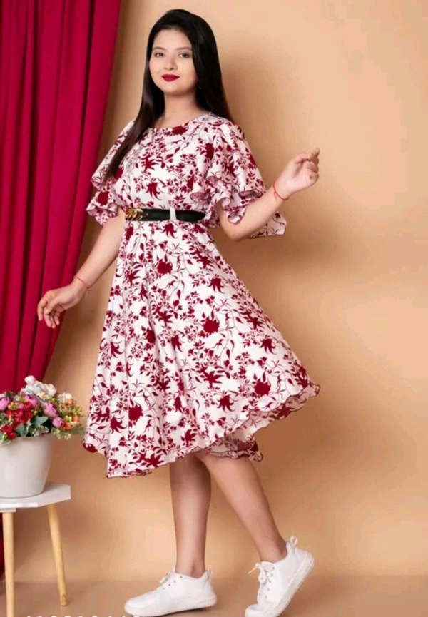 Woman Frock Girl Cloth Woman Stylish Frock Soot Women frock 2
Name: Women frock 2
Fabric: Rayon
Sleeve Length: Short Sleeves
Pattern: Printed
Net Quantity (N): 1
 - M