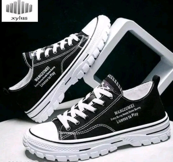 Aadab Graceful Men Casual Shoes.
Name: Aadab Graceful Men Casual Shoes.
Material: Canvas
Sole Material: Rubber
Fastening & Back Detail: Lace-Up
Sizes:
IND-7, IND-8, IND-9, IND-10
Achieve a striking look wearing these shoes by Xylus. Offering you a comfortable fit and exceptional style. Team up this pair with your favourite outfit to look smart.  - 6