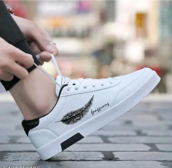 PREMIUM  STYLISH SNEAKER SHOES FOR MEN
Name: PREMIUM  STYLISH SNEAKER SHOES FOR MEN
Material: Synthetic
Sole Material: Pvc
Fastening & Back Detail: Lace-Up
Sizes:
IND-6, IND-7, IND-8, IND-9, IND-10
Country of Origin: India - 9