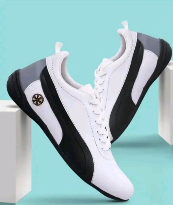 001 WHITE
Name: 001 WHITE
Material: Synthetic
Sole Material: Pvc
Fastening & Back Detail: Lace-Up
Sizes:
IND-6, IND-7, IND-8, IND-9, IND-10
CASUAL SHOES FOR MENS
Country of Origin: India - 6