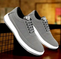 Sports Shoes 
Name: Sports Shoes 
Material: Syntethic Leather
Sole Material: PU
Fastening & Back Detail: Lace-Up
Pattern: Solid
Net Quantity (N): 1
Running/walk shoes/party wear shoes
Sizes: 
IND-6 (Foot Length Size: 25 cm, Foot Width Size: 10 cm) 
IND-7 (Foot Length Size: 25.5 cm, Foot Width Size: 10.1 cm) 
IND-8 (Foot Length Size: 26 cm, Foot Width Size: 10.2 cm) 
IND-9 (FootLeng - 7