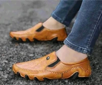 AKIKO GB Loafers - TAN
Name: AKIKO GB Loafers - TAN
Material: Synthetic
Sole Material: Rubber
Fastening: Slip On
Toe Shape: Round Toe
Net Quantity (N): 1
Sizes: 
IND-6 (Foot Length Size: 25.4 cm, Foot Width Size: 10 cm) 
IND-7 (Foot Length Size: 26 cm, Foot Width Size: 10 cm) 
IND-8 (Foot Length Size: 27.3 cm, Foot Width Size: 10 cm) 
IND-9 (Foot Length Size: 27.9 cm, Foot - 6