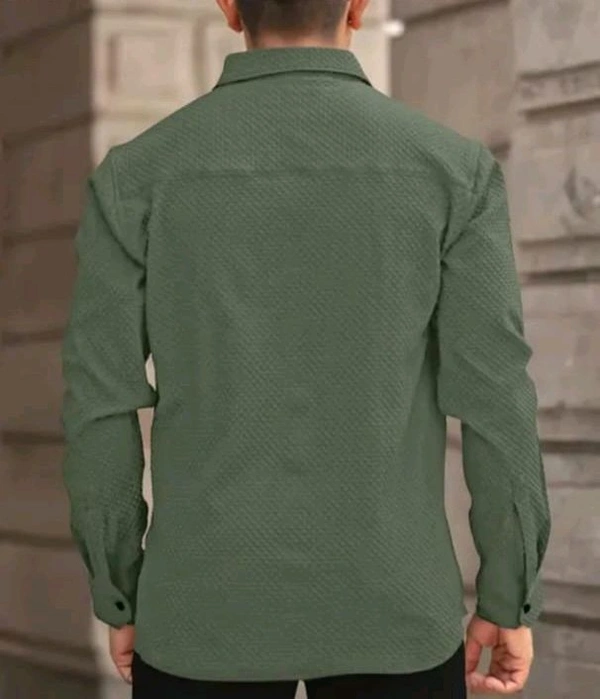 Shirt Under 100 Boy Shirt Man Shirts Korian Style Shirt For Men Trendy Designer Men Shirts
Name: Trendy Designer Men Shirts
Fabric: Cotton Blend
Sleeve Length: Long Sleeves
Pattern: Striped
Net Quantity (N): 1
 - Teal, S