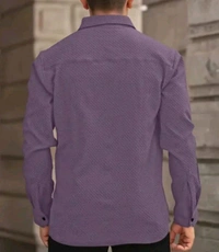 Purple Shirt Under 100 Boy Shirt Man Shirts Korian Style Shirt For Men Trendy Designer Men Shirts
Name: Trendy Designer Men Shirts
Fabric: Cotton Blend
Sleeve Length: Long Sleeves
Pattern: Striped
Net Quantity (N): 1 old Mony 
 - S