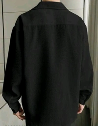 Black Shirt Under 100 Boy Shirt Man Shirts Korian Style Shirt For Men Trendy Designer Men Shirts
Name: Trendy Designer Men Shirts
Fabric: Cotton Blend
Sleeve Length: Long Sleeves
Pattern: Striped
Net Quantity (N): 1
 - L
