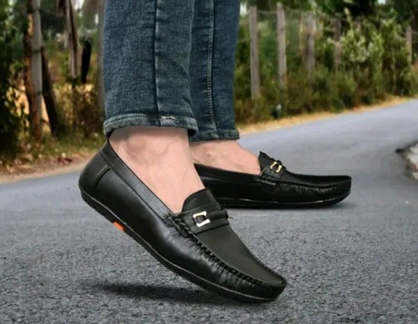 Black Formal shoes for men
Name: Black Formal shoes for men
Material: Synthetic
Sole Material: Pvc
Fastening: Slip On
Toe Shape: Round Toe
Sizes: 
IND-6 (Foot Length Size: 25 cm, Foot Width Size: 10 cm) 
IND-7 (Foot Length Size: 26 cm, Foot Width Size: 10.1 cm) 
IND-8 IND-9 IND-10 - 8