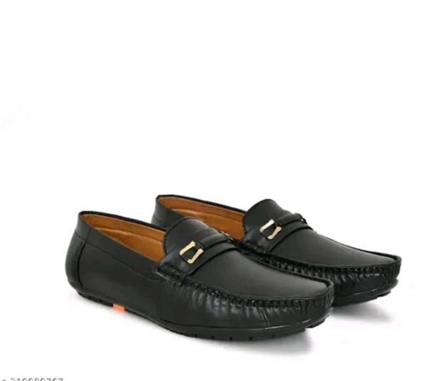 Black Formal shoes for men
Name: Black Formal shoes for men
Material: Synthetic
Sole Material: Pvc
Fastening: Slip On
Toe Shape: Round Toe
Sizes: 
IND-6 (Foot Length Size: 25 cm, Foot Width Size: 10 cm) 
IND-7 (Foot Length Size: 26 cm, Foot Width Size: 10.1 cm) 
IND-8 IND-9 IND-10 - 10