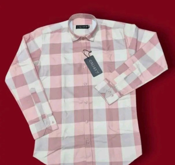 Pink Check Shirt Under 100 Boy Shirt Man Shirts Korian Style Shirt For Men Trendy Designer Men Shirts
Name: Trendy Designer Men Shirts
Fabric: Cotton Blend
Sleeve Length: Long Sleeves
Pattern: Striped
Net Quantity (N): 1
 - Xl