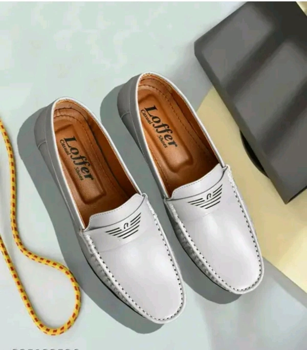 NEW TRANDY GRAY LOAFER 
Name: NEW TRANDY GRAY LOAFER 
Material: Synthetic
Sole Material: Pvc
Fastening: Slip On
Toe Shape: Round Toe
Net Quantity (N): 1
Sizes:  IND-6  IND-7 IND-8  IND-9IND-10  - 9