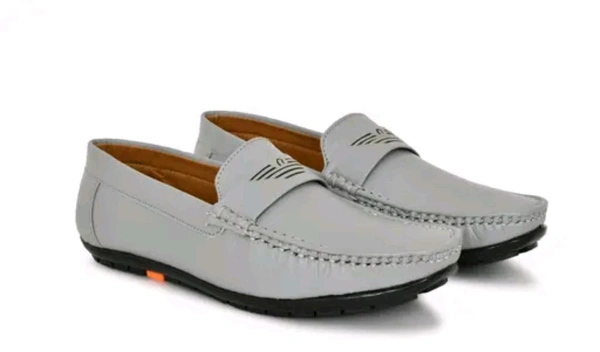NEW TRANDY GRAY LOAFER 
Name: NEW TRANDY GRAY LOAFER 
Material: Synthetic
Sole Material: Pvc
Fastening: Slip On
Toe Shape: Round Toe
Net Quantity (N): 1
Sizes:  IND-6  IND-7 IND-8  IND-9IND-10  - 10