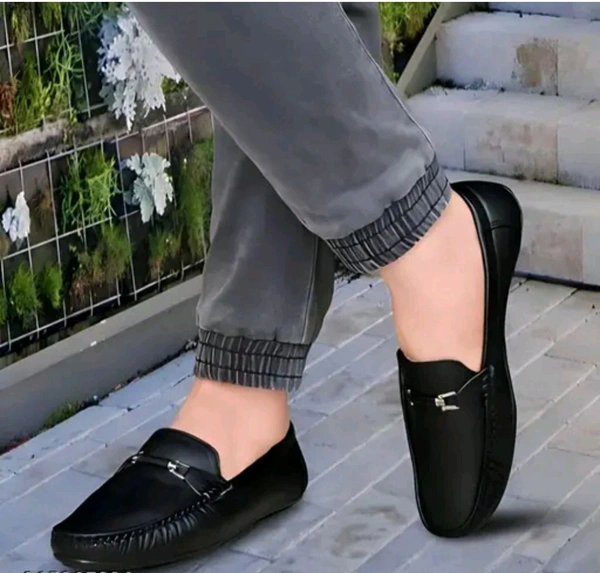 NEW TRENDY BLACK LOAFER
Name: NEW TRENDY BLACK LOAFER
Material: Synthetic
Sole Material: Pvc
IND-6 (Foot Length Size: 25 cm, Foot Width Size: 10 cm) 
IND-7 (Foot Length Size: 26 cm, Foot Width Size: 10.1 cm) 
IND-8 (Foot Length Size: 27 cm, Foot Width Size: 10.2 cm) 
IND-9 (Foot Length Size: 28 cm, Foot Width Size: 10.3 cm) 
IND-10 (Foot Length Size: 29 cm, Foot Width Size10. 4cm - 10