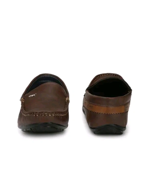 Stylish Men Loafers
Name: Stylish Men Loafers
Material: Synthetic
Sole Material: Pvc
Sizes:
IND-6, IND-7, IND-8, IND-9, IND-10, IND-11, IND-12
Elevate your style with this classy pair of Loafer from the house of  brand. Featuring a contemporary refined design with exceptional comfort, this pair is perfect to give your quintessential dressing an upgrade.
Country of Origin: India - 6