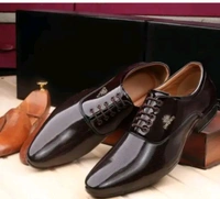 patten relaxsable man formal shoes
Name: patten relaxsable man formal shoes
Material: Patent Leather
Sole Material: PVC
Fastening & Back Detail: Lace-Up
Pattern: Solid
Sizes: 
IND-6 (Foot Length Size: 24.5 cm, Foot Width Size: 9.4 cm) 
IND-7 (Foot Length Size: 25.5 cm, Foot Width Size: 9.7 cm) 
IND-8 (Foot Length Size: 26.5 cm, Foot Width Size: 10 cm) 
IND-9 
IND-10 - 10
