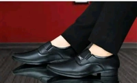 003-BLACK FORMAL SHOES
Name: 003-BLACK FORMAL SHOES
Material: Syntethic Leather
Sole Material: PVC
Fastening & Back Detail: Slip-On
Pattern: Solid
Net Quantity (N): 1
Comfert formal shoes
Sizes: 
IND-6 (Foot Length Size: 25 cm) 
IND-7 (Foot Length Size: 26 cm) 
IND-8 (Foot Length Size: 27 cm) 
IND-9 (Foot Length Size: 28 cm) 
IND-10 (Foot Length Size: 29 cm) 
 - 7