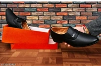 003-BLACK FORMAL SHOES
Name: 003-BLACK FORMAL SHOES
Material: Syntethic Leather
Sole Material: PVC
Fastening & Back Detail: Slip-On
Pattern: Solid
Net Quantity (N): 1
Comfert formal shoes
Sizes: 
IND-6 (Foot Length Size: 25 cm) 
IND-7 (Foot Length Size: 26 cm) 
IND-8 (Foot Length Size: 27 cm) 
IND-9 (Foot Length Size: 28 cm) 
IND-10 (Foot Length Size: 29 cm) 
 - 9