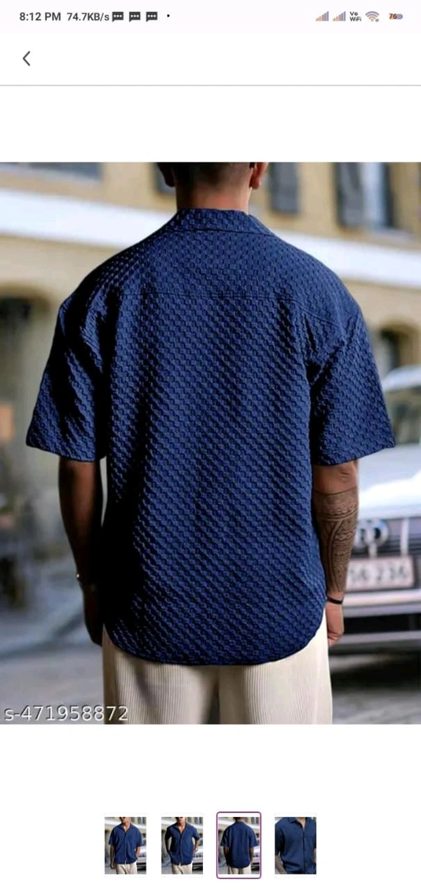 Half Shirt For Man Men Pretty Latest Men Shirts
Name: Pretty Latest Men Shirts
Fabric: Polycotton
Sleeve Length: Long Sleeves
Pattern: Striped
Net Quantity (N): 1
Sizes:
S - M