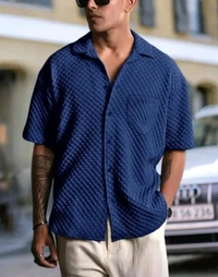 Half Shirt For Man Men Pretty Latest Men Shirts
Name: Pretty Latest Men Shirts
Fabric: Polycotton
Sleeve Length: Long Sleeves
Pattern: Striped
Net Quantity (N): 1
Sizes:
S - L