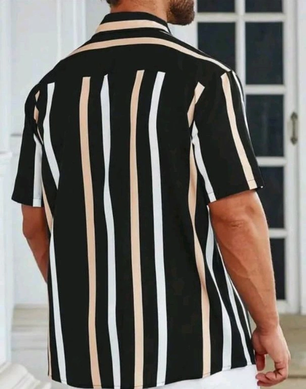 Half Shirt For Man Men Pretty Latest Men Shirts
Name: Pretty Latest Men Shirts
Fabric: Polycotton
Sleeve Length: Long Sleeves
Pattern: Striped
Net Quantity (N): 1
Sizes:
S - Xl