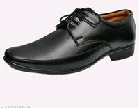 Formal Shoes For Men
Name: Formal Shoes For Men
Material: Synthetic
Sole Material: PVC
Fastening & Back Detail: Lace-Up
Pattern: Solid
Sizes: 
IND-6 (Foot Length Size: 26.4 cm) 
IND-7 (Foot Length Size: 27.1 cm) 
IND-8 (Foot Length Size: 27.8 cm) 
IND-9 (Foot Length Size: 28.1 cm) 
IND-10 (Foot Length Size: 28.8 cm) 
 - 8