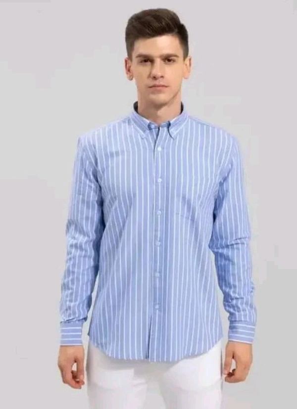 Boy Shirt For Man Men Pretty Latest Men Shirts
Name: Pretty Latest Men Shirts
Fabric: Polycotton
Sleeve Length: Long Sleeves
Pattern: Striped
Net Quantity (N): 1
Sizes:
S - L