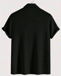 MarkTP Men's polo  Textured Polo T-shirt
Name: MarkTP Men's Dark Green Textured Polo T-Elevate your everyday style with this waffle-knit polo t-shirt, blending casual comfort with a smart edge. Crafted from breathable cotton or cotton-blend fabric, the textured waffle weave adds depth and dimension while ensuring all-day comfort. Featuring a - L