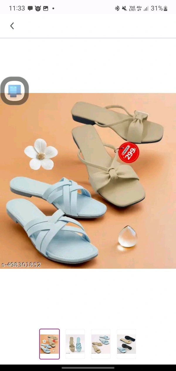 Flat Sandal Girl Sandals Combo Ethnic Flats Combo for Women – Trendy & Comfortable Sandals for Casual & Festive Outfits
Name: Ethnic Flats Combo for Women – Trendy & Comfortable Sandals for Casual & Festive Outfits
Fastening & Back Detail: Slip-On
Material: EVA
Net Quantity (N): 2
Occasion: Dailywear
Ornamentation: Bows
Pattern: Solid
Primary Color: Beige
Toe Type: Open Toe
 - 7