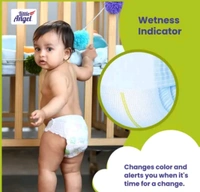 Pants diapers M (5-11KG) (80 Pcs)
Name: Pants diapers M (5-11KG) (80 Pcs)
Product Name:  Little Angel Baby Diaper Pants, Medium (2 X Pack of 40)
Size: M
Net Quantity (N): 2
Little angel extra dry pants are made specially for the Indian baby. With first in category features like wetness indicator. Extra thin core designed to give superior absorbency and keep your little angel’s  - M