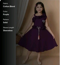 Child Cloths Girl Frock Agile Comfy Girls Frocks & Dresses
Name: Agile Comfy Girls Frocks & Dresses
Fabric: Cotton Blend
Sleeve Length: Sleeveless
Pattern: Solid
Net Quantity (N): Single
Sizes:
 - 11-12