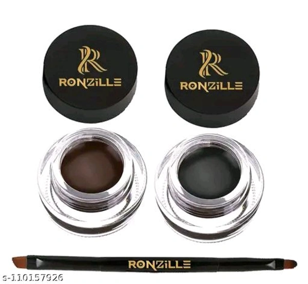Black & Brown 2 in 1 Waterproofb & Smudge Proof 24hrs Gel Eyeliner /Gel Kajal 6 g
Name: Black & Brown 2 in 1 Waterproofb & Smudge Proof 24hrs Gel Eyeliner /Gel Kajal 6 g
Product Name: RONZILLE Black & Brown 2 in 1 Waterproofb & Smudge Proof 24hrs Gel Eyeliner /Gel Kajal 6 g
Type: Gel & Cream
Net Quantity (N): 1

Country of Origin: India