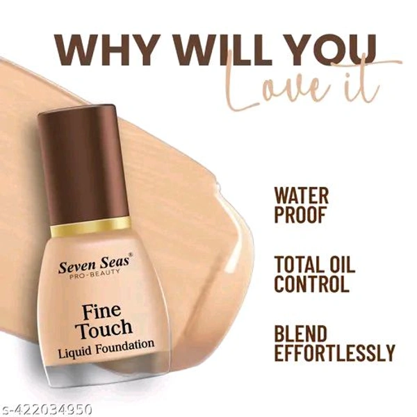 Fine Touch Waterproof Total Oil Control Liquid Foundation(Natural,12ML)
Name: Fine Touch Waterproof Total Oil Control Liquid Foundation(Natural,12ML)
Product Name: Seven Seas Fine Touch Waterproof Total Oil Control Liquid Foundation(Natural,12ML)
Finish: Matte
Shade: Natural
Type: Liquid
Net Quantity (N): 1
