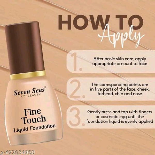Fine Touch Waterproof Total Oil Control Liquid Foundation(Natural,12ML)
Name: Fine Touch Waterproof Total Oil Control Liquid Foundation(Natural,12ML)
Product Name: Seven Seas Fine Touch Waterproof Total Oil Control Liquid Foundation(Natural,12ML)
Finish: Matte
Shade: Natural
Type: Liquid
Net Quantity (N): 1
