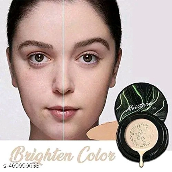 Daily Makeover Sunisa CC and BB Cream Air Cushion Natural Foundation Korean Mushroom Head CC Cream Concealer Whitening Cosmetic Waterproof Brighten Face Base Tone Foundation (20 g)
Name: Daily Makeover Sunisa CC and BB Cream Air Cushion Natural
 Waterproof Brighten Face Base Tone Foundation (20 g)
Finish: Natural
Shade: Natural
Type: Mousse
Net Quantity (N): 1
Add On: BB & CC Cream
