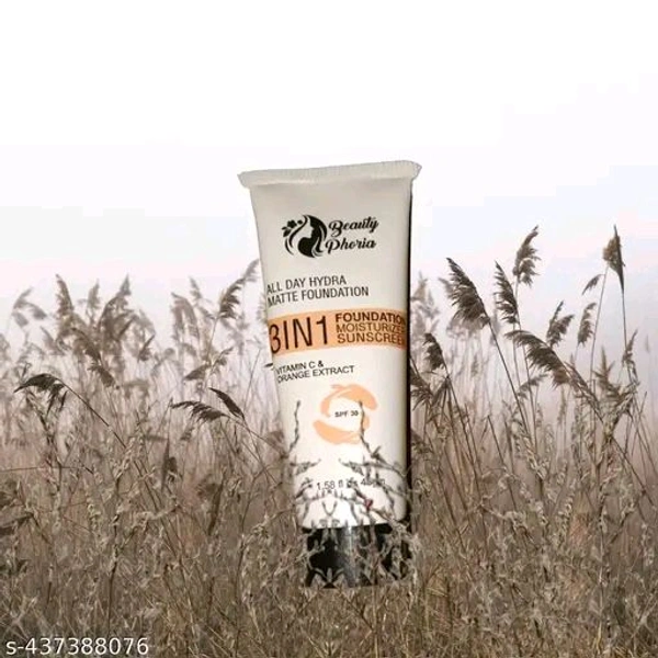 3IN1 foundation 
Name: 3IN1 foundation 
Product Name: 3IN1 foundation 
Finish: Natural
Shade: Natural
Type: Liquid
Net Quantity (N): 1
Add On: No Add on

Country of Origin: India