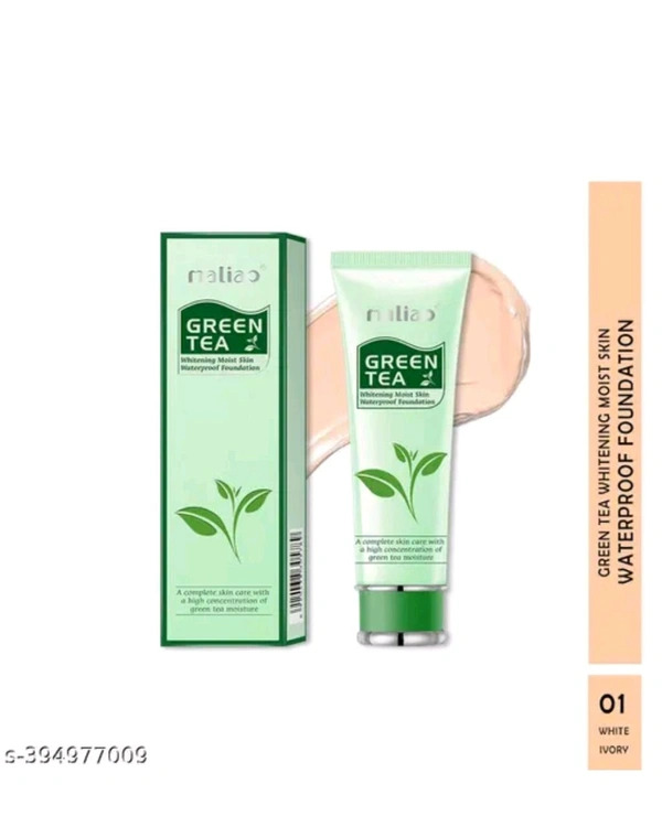 Green Tea Whitening Moist Skin Waterproof Foundation | Long-Lasting, Flawless Coverage (WHITE IVORY)
Name: Green Tea Whitening Moist Skin Waterproof Foundation | Long-Lasting, Flawless Coverage (WHITE IVORY)
Product Name: Maliao Green Tea Whitening Moist Skin Waterproof Foundation (white ivory)
Brand Name: Maliao
Finish: Natural
Type: Mousse
Net Quantity (N): 1
