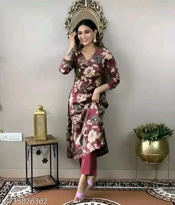 Kurti Set For Woman Girl Maroon Kurta Set Jivika Alluring Kurtis
Name: Jivika Alluring Kurtis
Fabric: Cotton
Sleeve Length: Three-Quarter Sleeves
Pattern: Printed
Combo of: Single
Sizes:
 - M