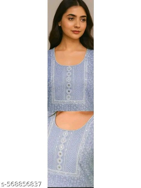 

Blue cotton kurta set, ethnic kurta set for women, printed cotton kurta, women’s ethnic wear, traditional outfit, casual kurta set, festive kurta for women, comfortable daily wear kurta, cotton kurta set online, simple kurta for ladies
Sizes: 
S - M