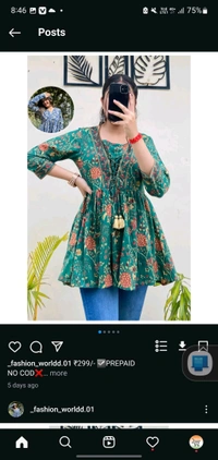 Woman Frock  Girl Beautiful Trendy V-neck Top/ Women rayon printed top/women cotton printed top/cotton top festival top
Name: Beautiful Trendy V-neck Top/ Women rayon printed top/women cotton printed top/cotton top Instagram Woman Cloths - L