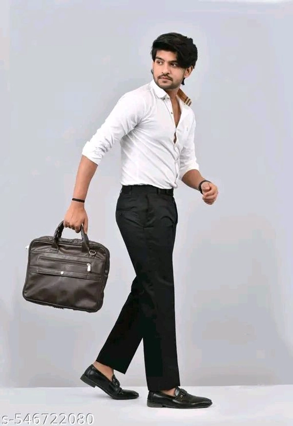 Black Formal Pant For Man - 28