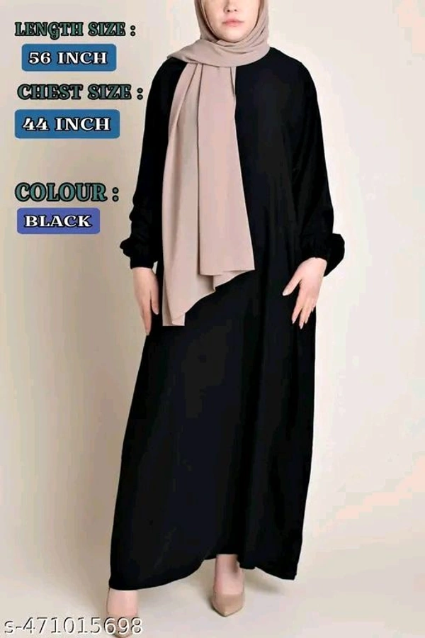 Trending Full Sleevs Naqaab Naqab For Womams Womans Girls Stylish Naqab(:No Pocket:)-: : Trending Classic Blue Modest Abaya Dress – Elegant Full-Length Attire: (: Shawl Not Included:)
Name: (:No Pocket:)-: : Trending Classic Blue Modest Abaya Dress – Elegant Full-Length Attire: (: Shawl Not Included:)
Fabric: Firdous
Sleeve Length: Long Sleeves
Pattern: Solid
Net Quantity (N): 1
 - M