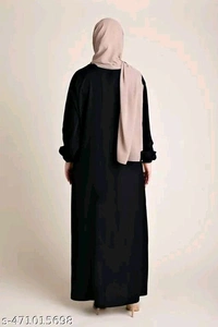 Trending Full Sleevs Naqaab Naqab For Womams Womans Girls Stylish Naqab(:No Pocket:)-: : Trending Classic Blue Modest Abaya Dress – Elegant Full-Length Attire: (: Shawl Not Included:)
Name: (:No Pocket:)-: : Trending Classic Blue Modest Abaya Dress – Elegant Full-Length Attire: (: Shawl Not Included:)
Fabric: Firdous
Sleeve Length: Long Sleeves
Pattern: Solid
Net Quantity (N): 1
 - M