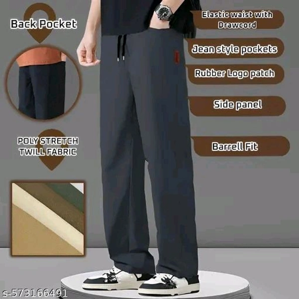 Men Easthetic Korian Style Relax Cotten Pant  - S