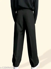 White Cotton Easthetic Korian Style Old Mony Pant For Man Mens Relax Fit Pant  - Xl